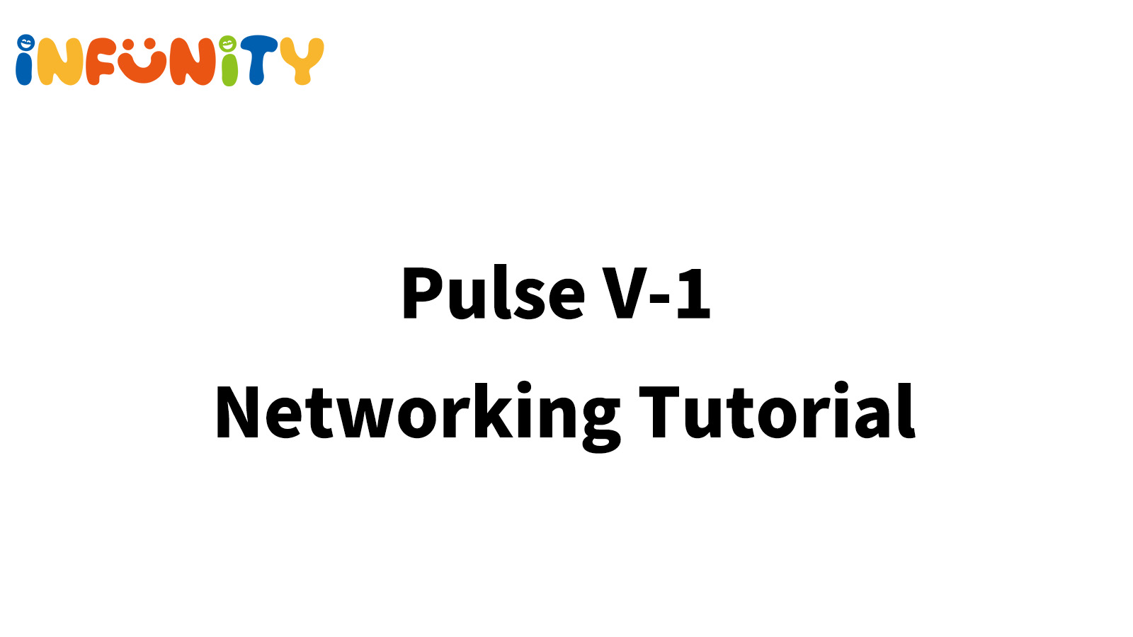 Pulse V-1  Networking Tutorial